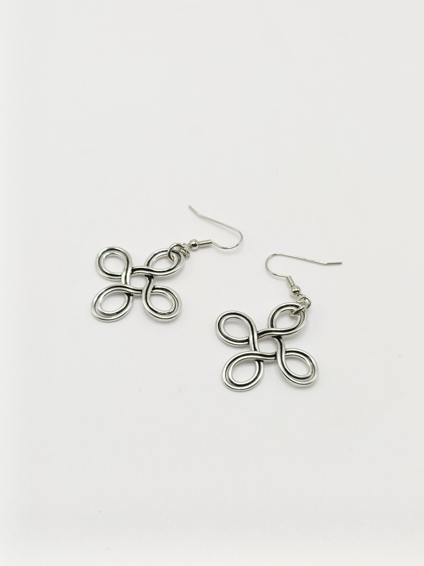 Les Triskel, boucles d'oreilles argentées