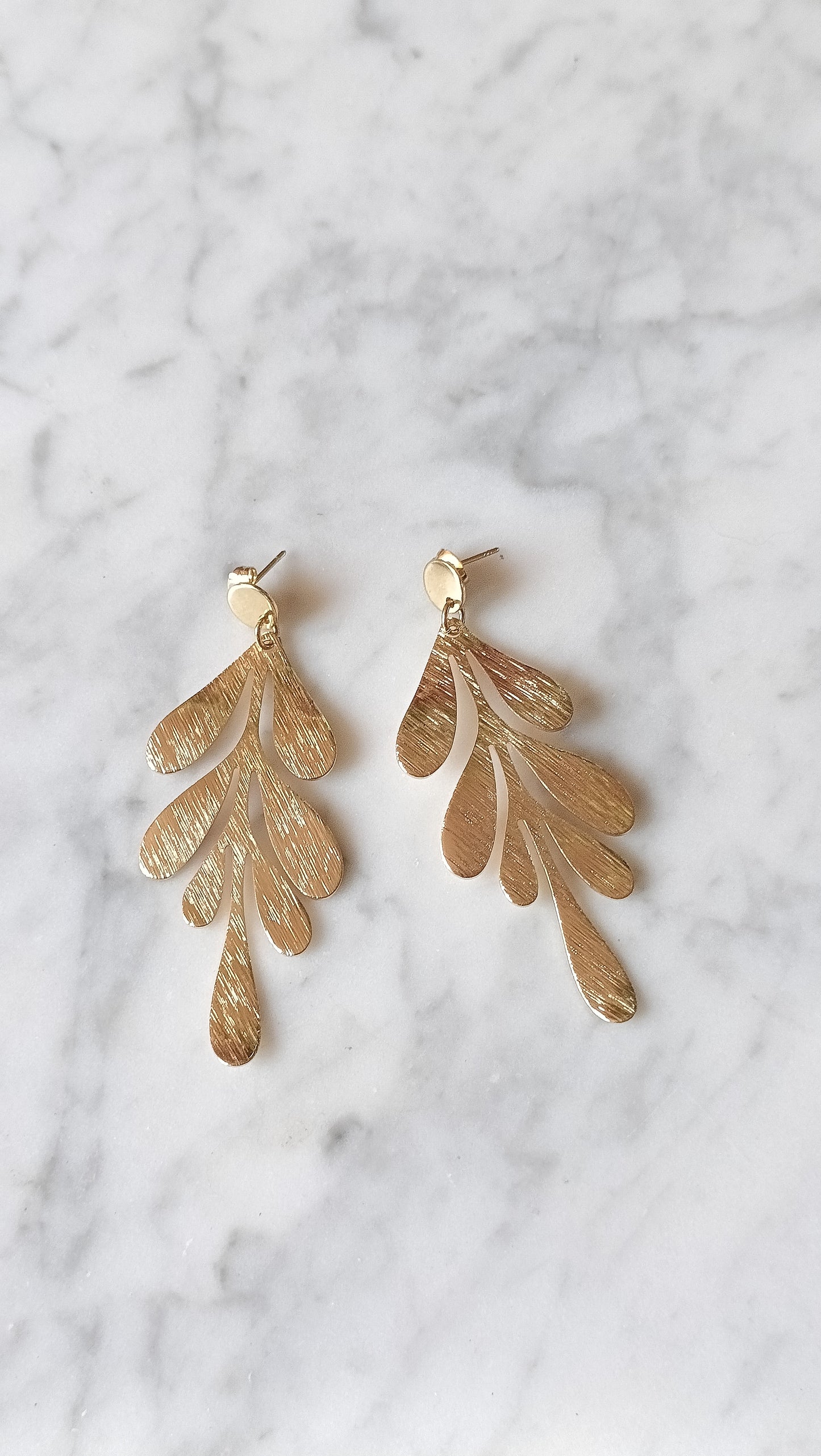 Philippine, les grandes feuilles dorées 18K