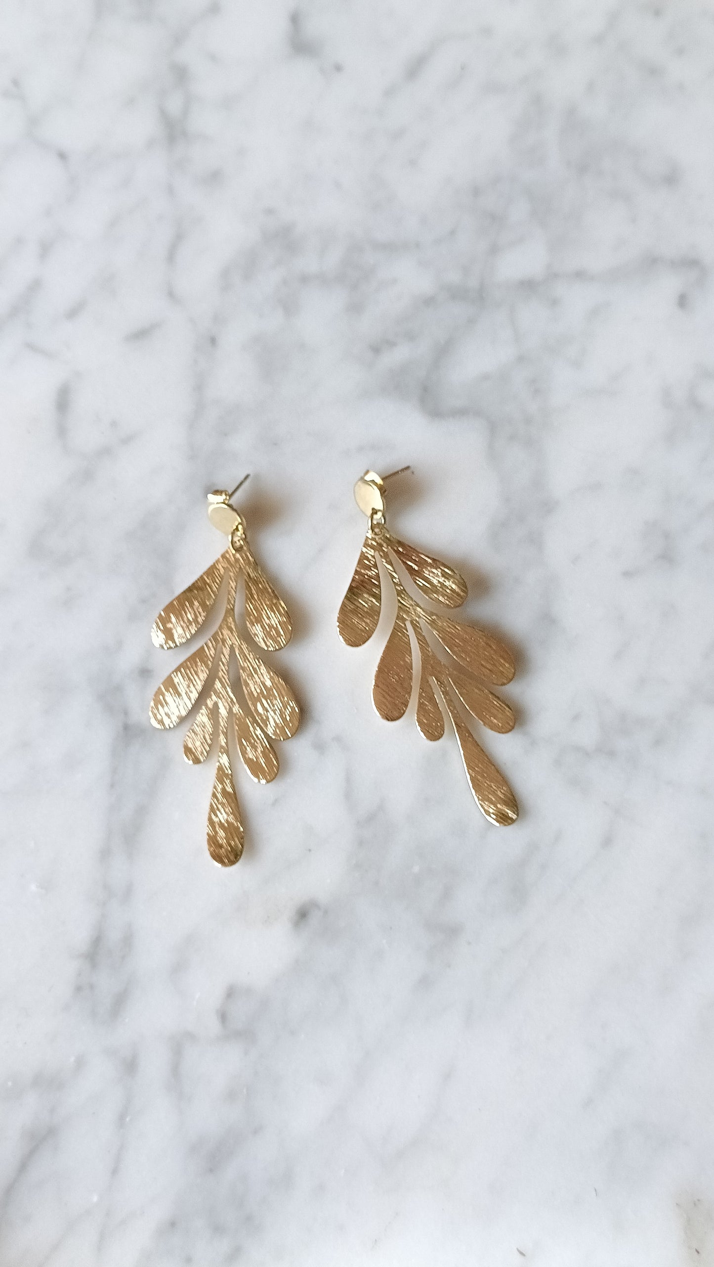 Philippine, les grandes feuilles dorées 18K